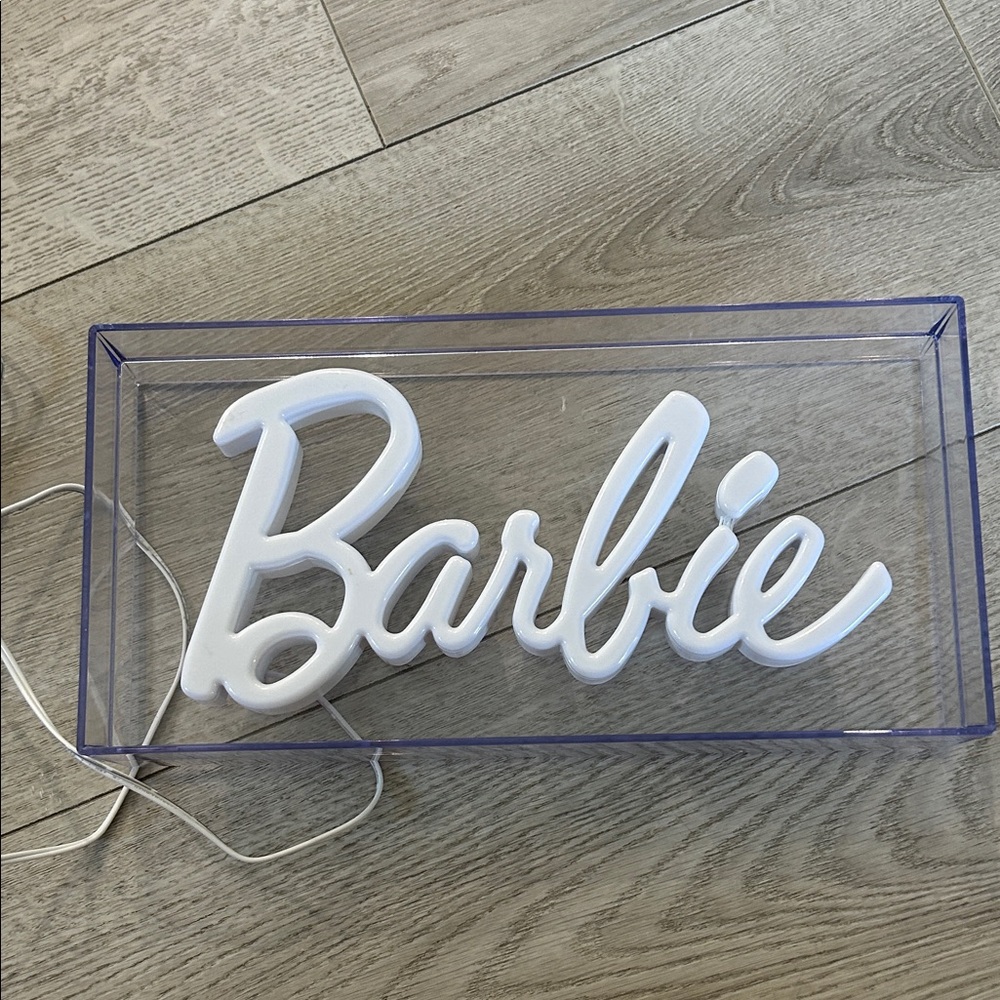 Barbie White LED Display Sign - Picture 2 of 3